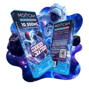 Moocah Chocolate Cookies N Craters Bar premium mushroom chocolate edible