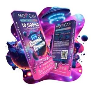 Moocah Chocolate Cosmic Crunch Bar 10000mg premium mushroom chocolate edible