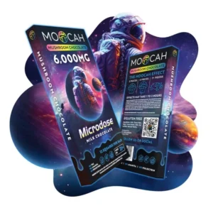 Moocah Microdose Milk Chocolate Bar 6000mg premium mushroom chocolate edible