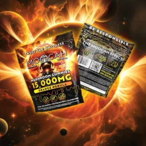 Moocah Mushroom Orange Nebula Gummies 15000mg – premium mushroom edibles